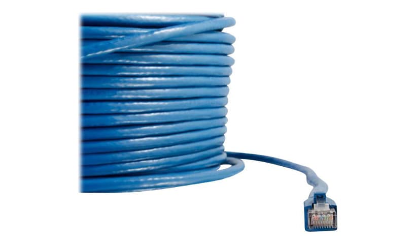 C2G 250ft Cat6 Snagless Solid Shielded Ethernet Cable - Cat6 Network Patch Cable - PoE - Blue