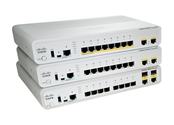 Cisco Catalyst Compact 2960CPD-8TT-L - switch - 8 ports - managed