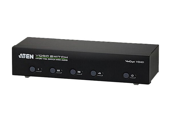 ATEN TECH 4PRT VGA/ADU SWTCH W/RS232