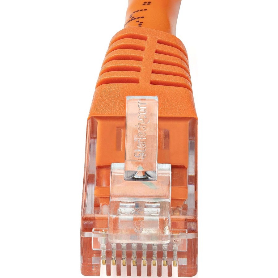 Thumbnail 4 of 5 for StarTech.com 20ft CAT6 Ethernet Cable - Orange Molded Gigabit - 100W PoE UTP 650MHz - Category 6 Patch Cord UL Certified