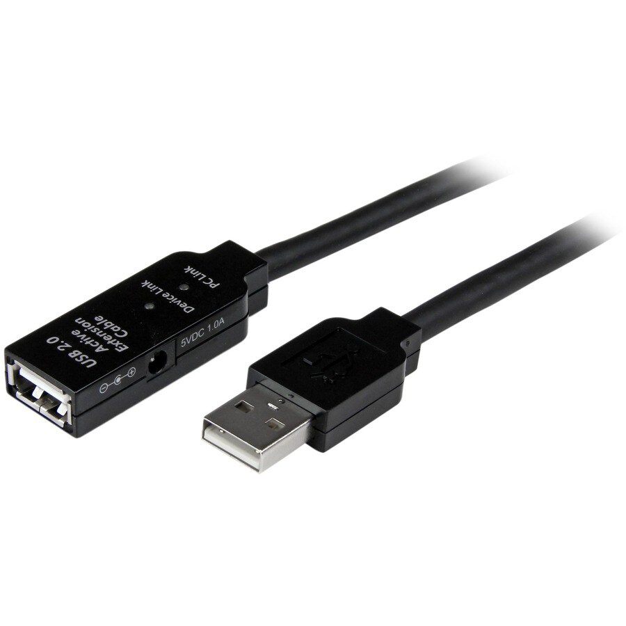 StarTech.com 15m USB 2.0 Active Extension Cable-M/F-15m USB Extension Cable