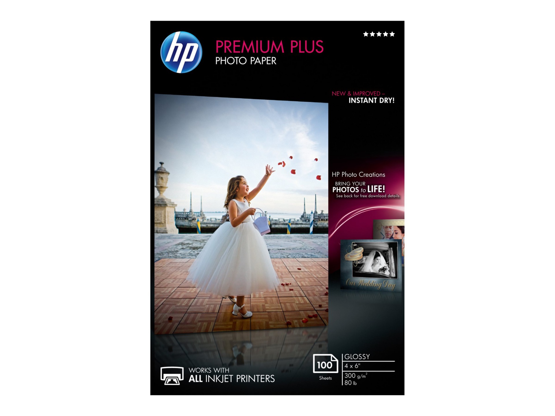 HP Premium Plus - photo paper - 100 sheet(s)