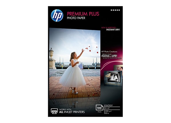 HP Premium Plus - photo paper - 100 sheet(s)