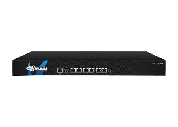 Barracuda NextGen Firewall X-Series X300 - firewall - with 5 years Energize Updates