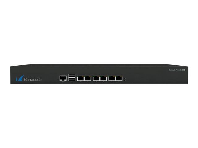 Barracuda NextGen Firewall X-Series X300 - firewall - with 1 year Energize Updates and Instant Replacement