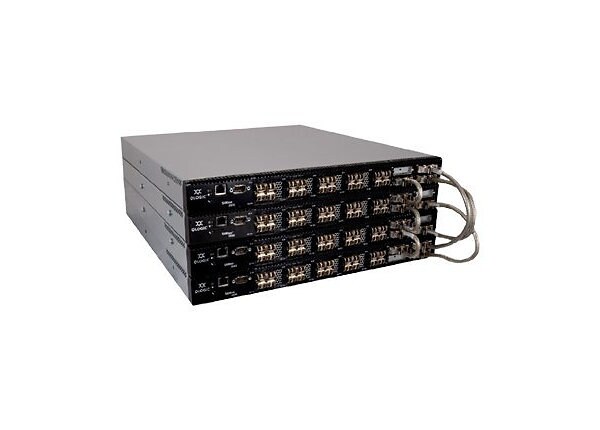 QLogic SANbox 5800V - switch - 20 ports - managed - with 20 x 8-Gbps Fibre Channel-Shortwave SFP+