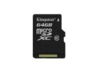 Kingston - flash memory card - 64 GB - microSDXC