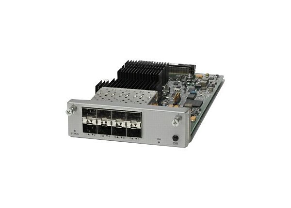 Cisco 8-Port 10 Gigabit Ethernet Network Module - expansion module - 8 ports