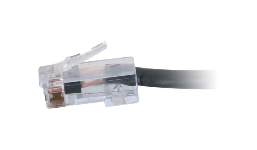 C2G 50ft Cat6 Non-Booted Unshielded Ethernet Cable - Plenum CMP-Rated - BLK