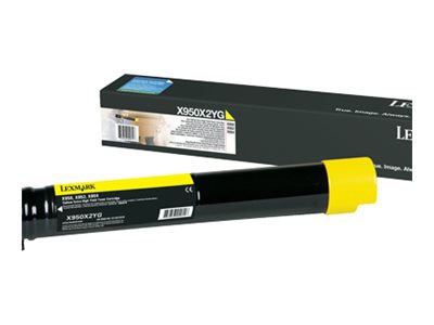 Lexmark - Extra High Yield - yellow - original - toner cartridge - LCCP