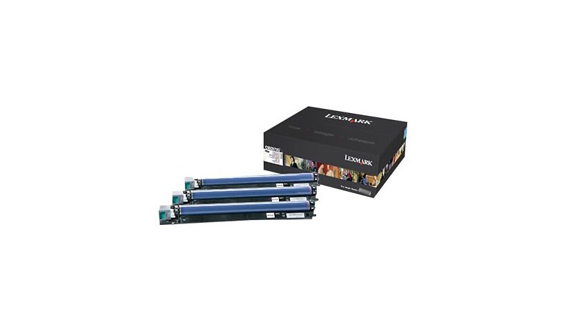 Lexmark - pack de 3 - couleur - kit photoconducteur - LCCP