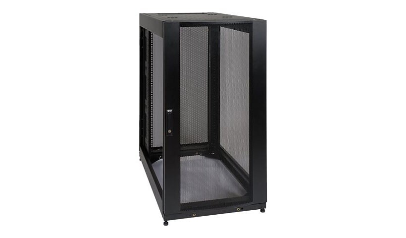 Tripp Lite 25U Rack Enclosure Server Cabinet Doors No Sides 3000lb Capacity