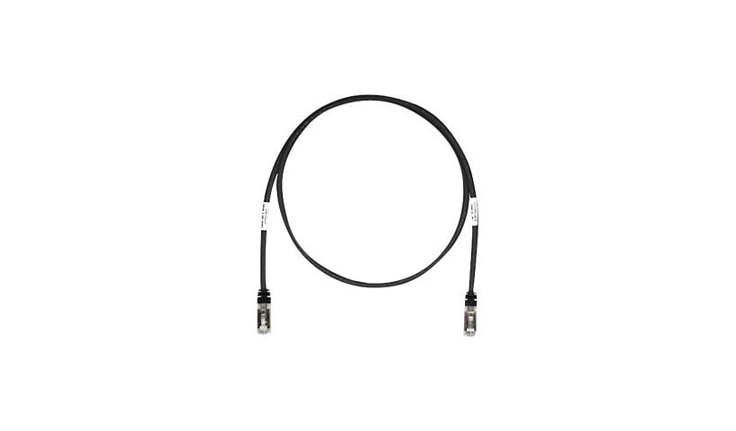 Panduit TX6A 10Gig patch cable - 3 ft - black