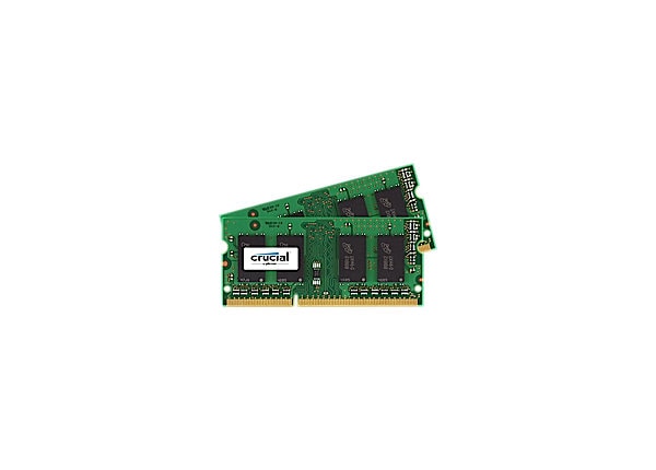 Crucial - DDR3 - 16 GB: 2 x 8 GB - DIMM 240-pin - unbuffered