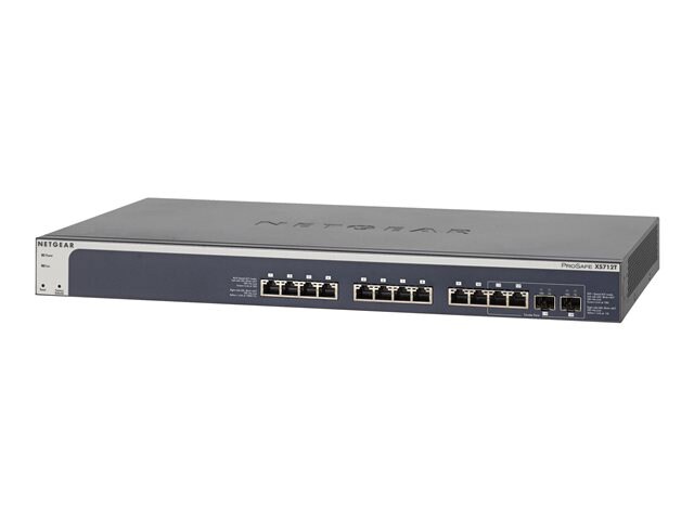NETGEAR ProSAFE 12-Port 10-Gigabit Smart Managed Switch (XS712T-100NES)