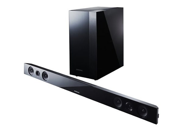 Samsung HW-F450 - sound bar system - for home theater - wireless