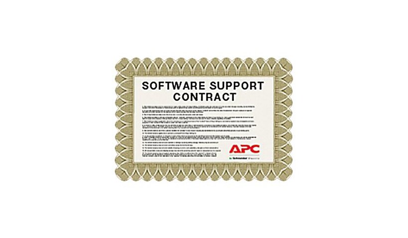 APC Software Support Contract - technical support - for StruxureWare Centra
