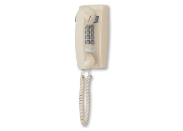 Cortelco 2500 Wall Telephone - Beige