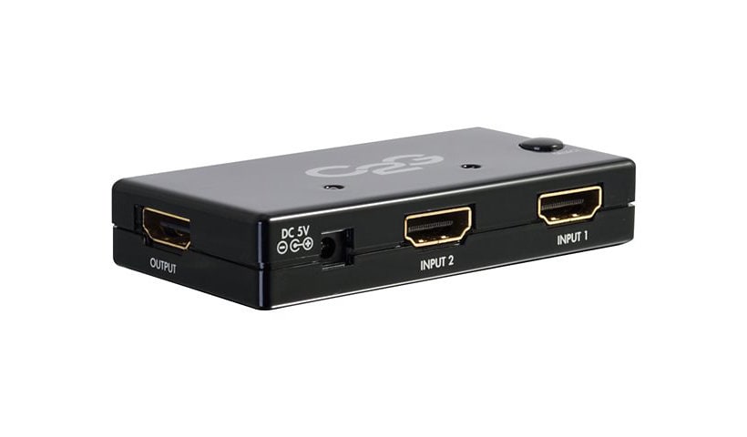 C2G 2-Port HDMI Switch - Auto Switch - video/audio switch - 2 ports