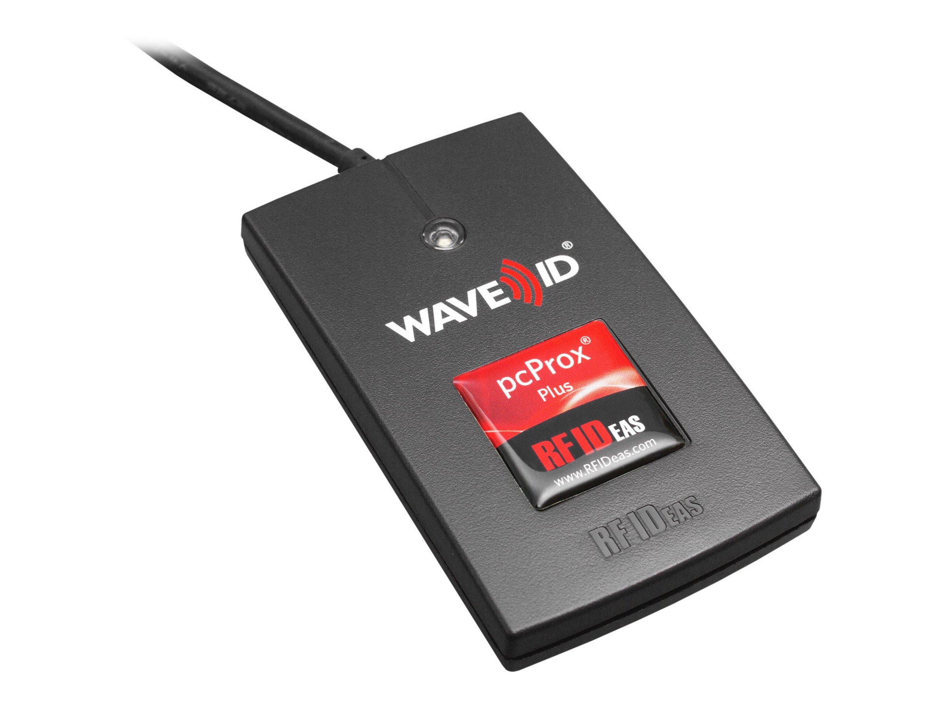 rf IDEAS WAVE ID Plus Keystroke Ethernet/IP V2 Black Reader - Power over Ethernet - RF proximity reader - Ethernet
