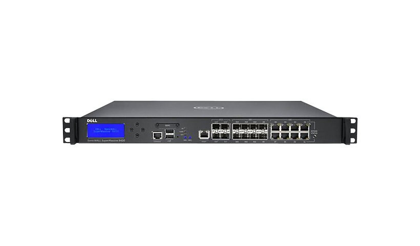 Sonicwall SuperMassive 9200 - security appliance - with 3 years Sonicwall C