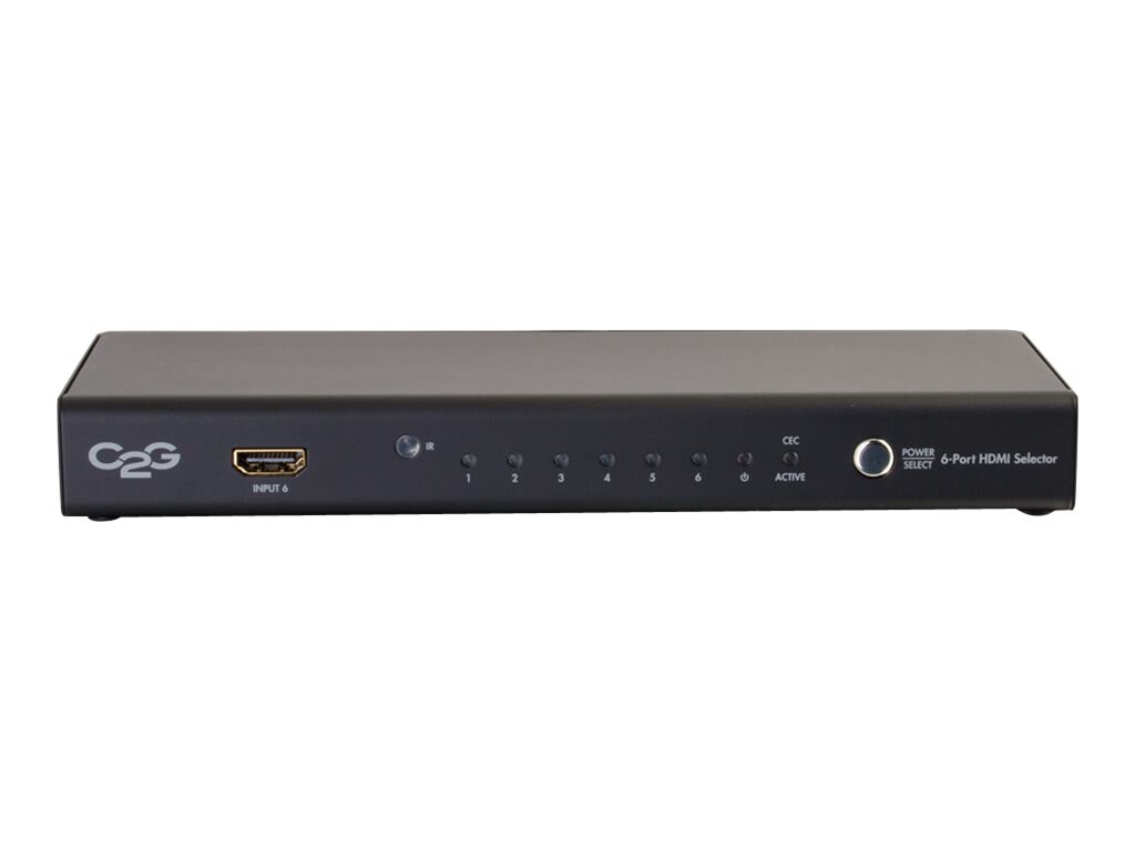 C2G 6-Port HDMI Switch - HDMI Selector