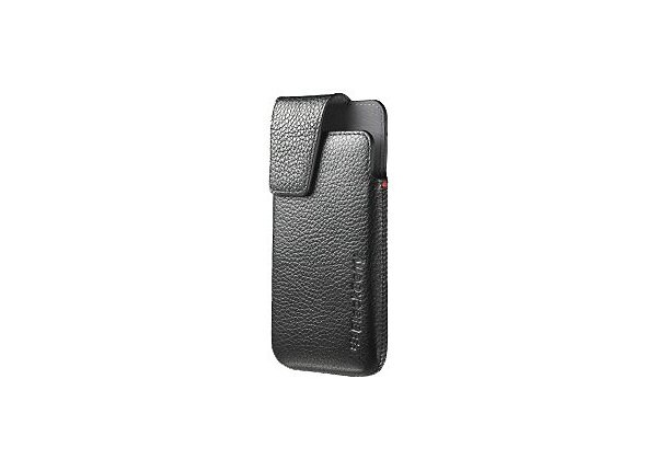 BlackBerry Leather Swivel Holster - holster bag for cell phone