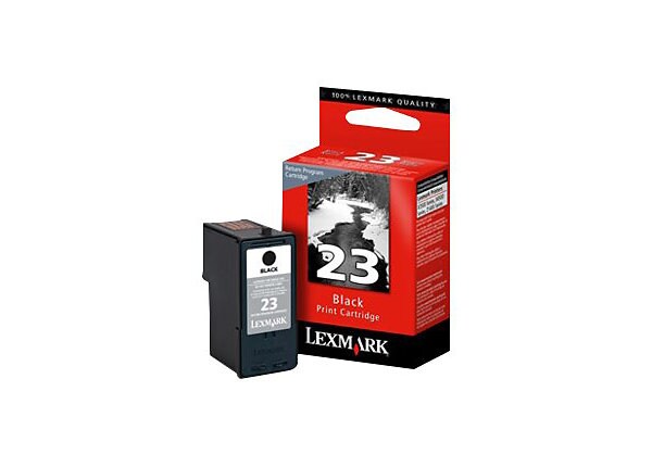 Lexmark Cartridge No. 23 - black - original - ink cartridge - LRP