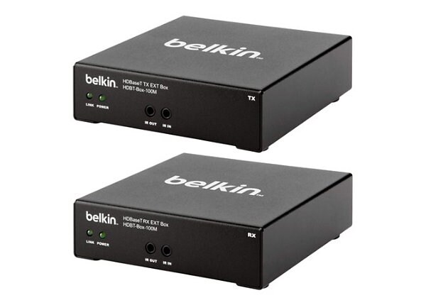 Belkin HDBaseT TX/RX AV Extender Box - video/audio/infrared extender