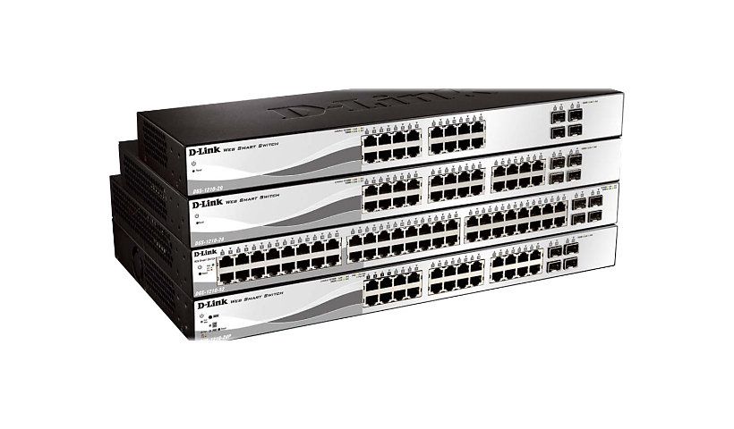 D-Link Web Smart DGS-1210-20 - switch - 16 ports - managed - rack-mountable