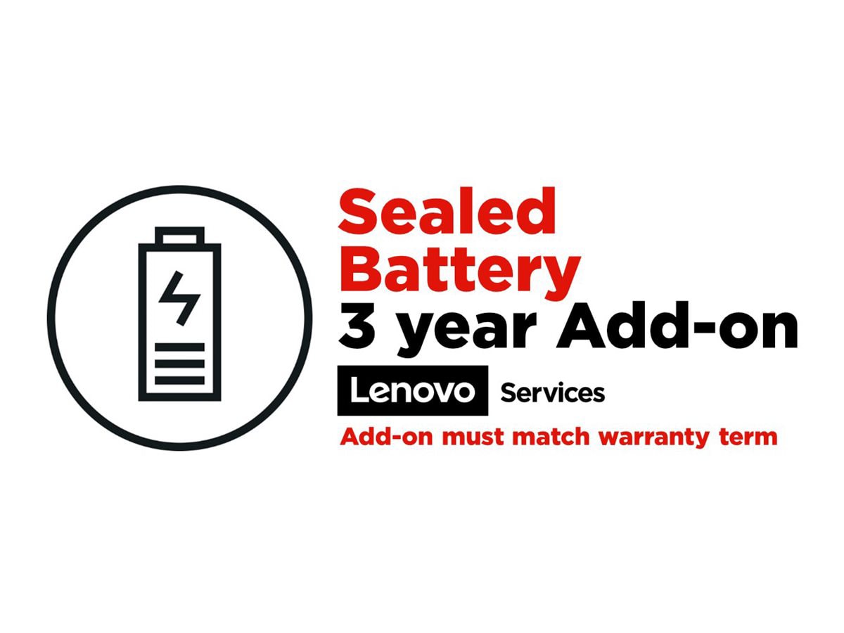 Lenovo Sealed Battery Add On - battery replacement - 3 years