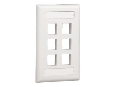 PANDUIT 6 Socket NetKey Faceplate
