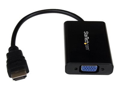 vredig afschaffen Voorwaarden StarTech.com HDMI to VGA Adapter with Audio - Active Video Converter 1080p  - HD2VGAA2 - Monitor Cables & Adapters - CDW.com
