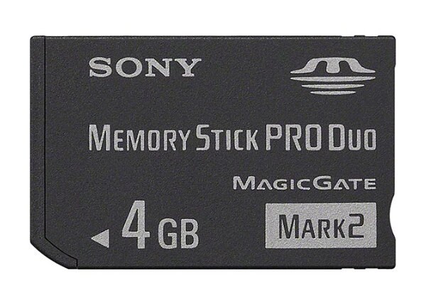 Sony MSMT4G/TQM - flash memory card - 4 GB - Memory Stick PRO Duo Mark2