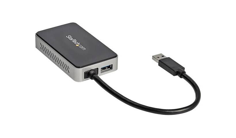 StarTech.com USB 3.0 to DVI Adapter, 1-Port USB Hub, External Graphics Card
