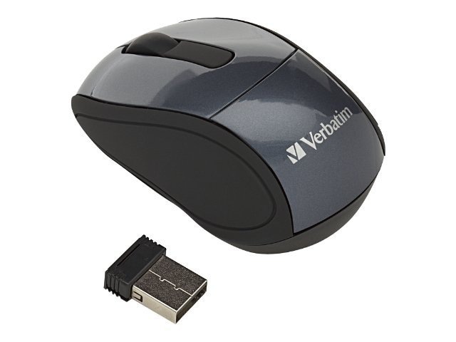 Verbatim Wireless Mini Travel Mouse - souris - 2.4 GHz - graphite