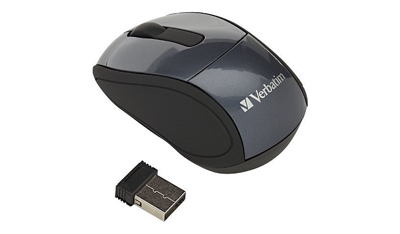 Verbatim Wireless Mini Travel Mouse - mouse - 2.4 GHz - graphite