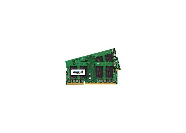 Crucial - DDR3L - 4 GB: 2 x 2 GB - SO-DIMM 204-pin - unbuffered