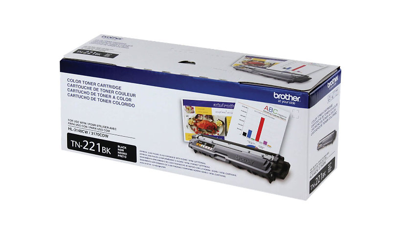 Brother TN221BK - black - original - toner cartridge