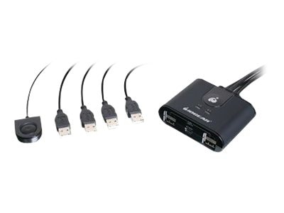 IOGEAR - GUS404 - 4x4 USB 2.0 Peripheral Sharing Switch