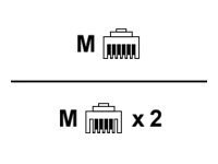 Mainpine 1-to-2 Splitter Cable - phone splitter