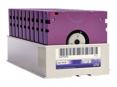 Spectra Logic LTO-6 MLM TeraPack - LTO Ultrium 6 x 10 - storage media - with TeraPack Cartridge Tray with Dust Cover