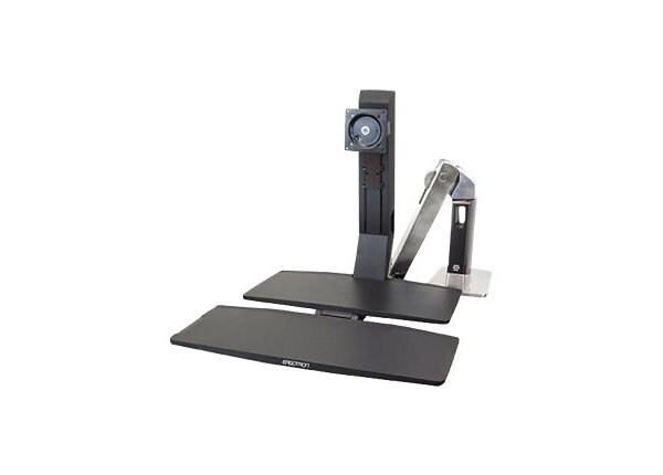 Ergotron WorkFit-A Single HD Sit-Stand Workstation with Worksurface+
