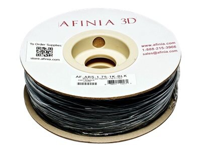 AFINIA Value-Line 1.75mm ABS Black filament for 3D printers