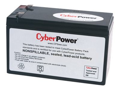 CyberPower RB1280A - UPS battery - lead acid - 9 Ah