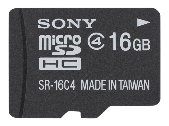 Sony SR16A4 - flash memory card - 16 GB - microSDHC