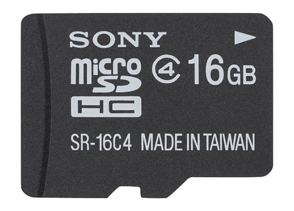 Sony SR16A4 - flash memory card - 16 GB - microSDHC