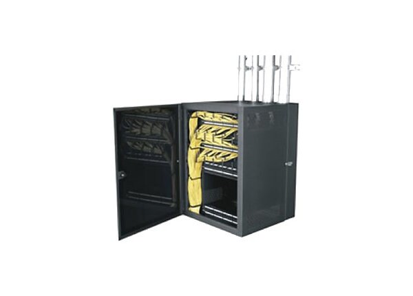 Middle Atlantic CWR Series CableSafe Data Wall Cabinet CWR-26-30PD4 - wall mount cabinet - 26U