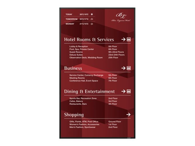 Sharp PN-R703 PN-R Series - 70" Class (69.5" viewable) LED display