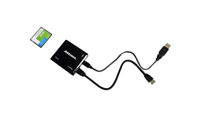Addonics CFast Card Reader/Writer ADESPCFT - card adapter - USB 2.0/eSATA